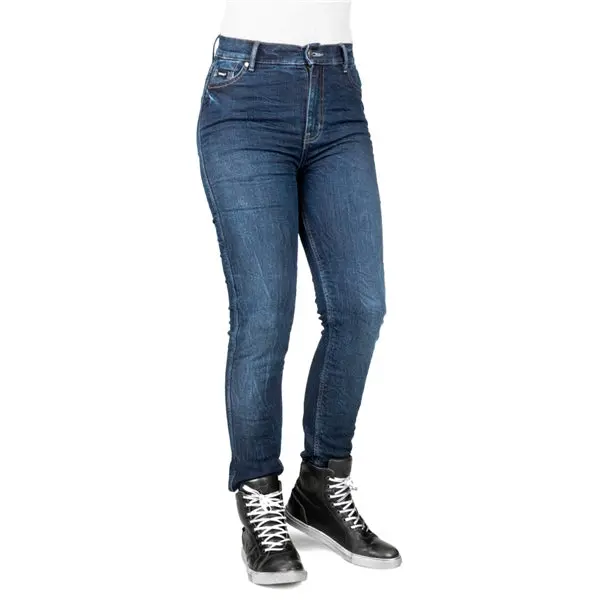 Bull-It Women Icona Motorcycle Riding Jeans Straight Cut - Blue Jeans 1