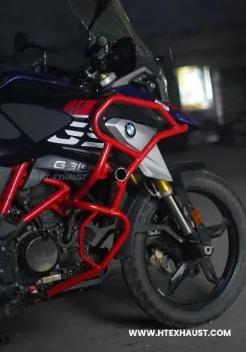 Bmw G 310 Gs Adv Crash Guard Red - Sb 973 | Ht Exhaust 1