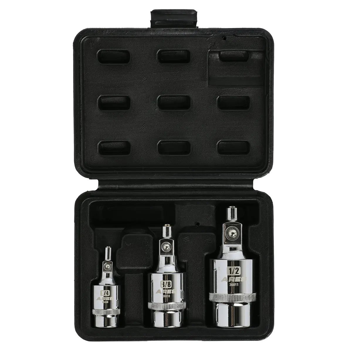 Ares 36006 - 3-Piece Magnetic 2-Stage Universal Joint Set 1