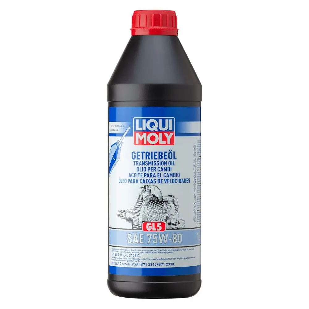 Liqui Moly Hypoid Gear Oil Sae 75W80(Gl5) 1L Peugeot/Citroen 3658 1