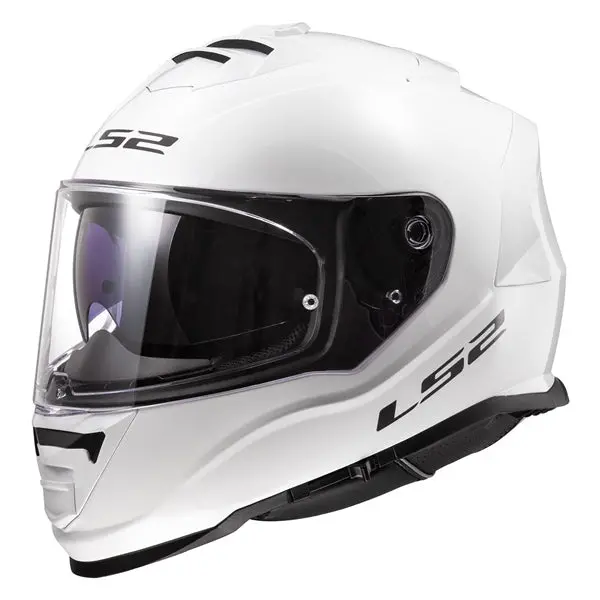 Ls2 Assault Full-Face Helmet Solid White 1