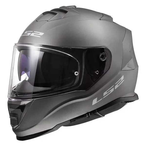 Ls2 Assault Full-Face Helmet Solid Matte Titanium 1