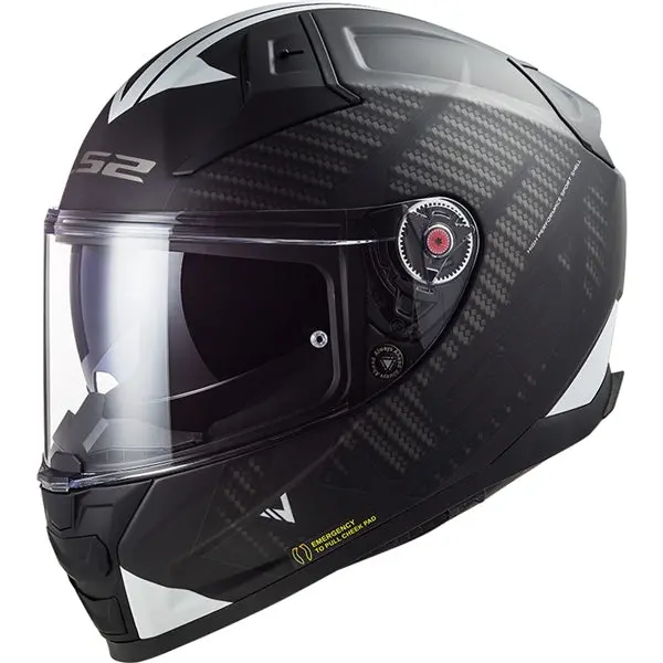 LS2 Citation II Full-Face Helmet – Splitter Design Graphic - Image 2