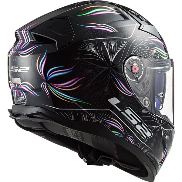 Ls2 Citation Ii Full-Face Motorcycle Helmet - Tropical Graphic 2