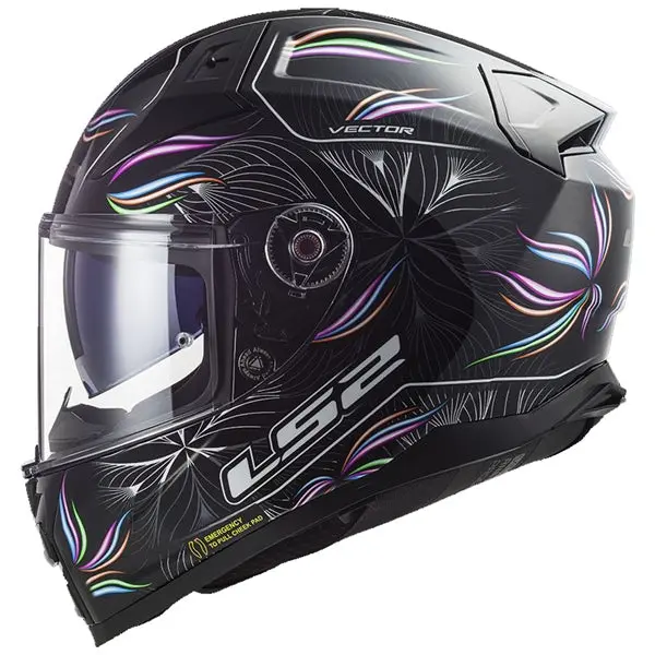 Ls2 Citation Ii Full-Face Motorcycle Helmet - Tropical Graphic 3