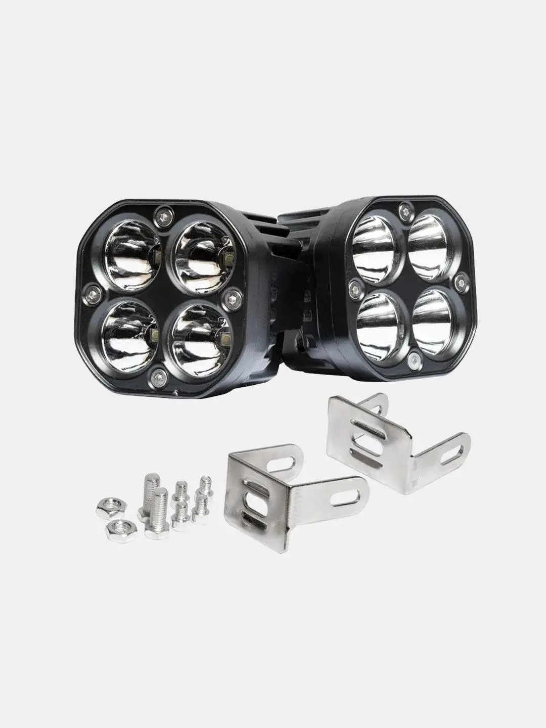 4 Led Pair Super Fog Light White Economy 1