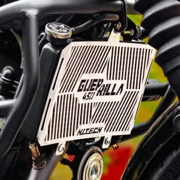 Radiator Guard For Guerrila 450 Ss Polish Rd 938 | Ht Exhaust 1