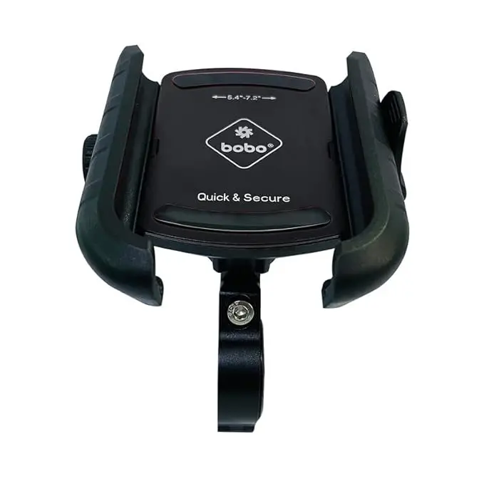 Bobo Bm14 Quick Release Enhanced Bm4 Waterproof Bike/Motorcycle/Scooter Mobile Phone Holder Mount, Ideal For Maps And Gps Navigation (Black) 1