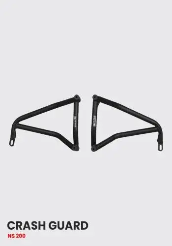 Ns125, 160, 200 / Dominar 250, 400 Structure Crash Guard With 4 Metal Slider - Sb 635 - Black 1