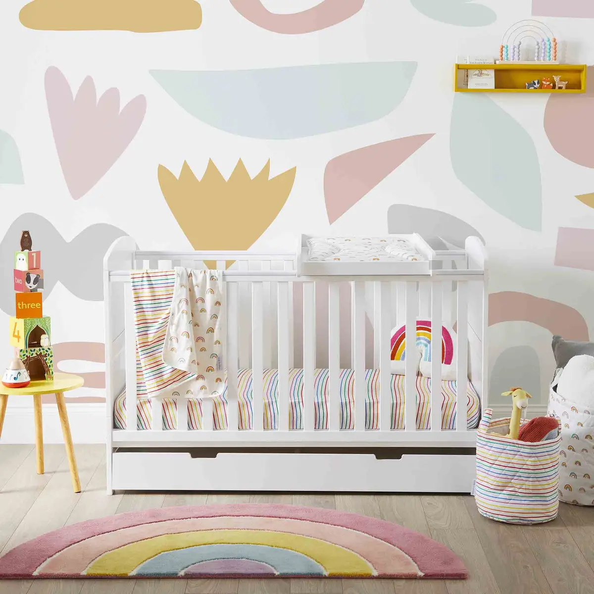 Coleby Classic Cot Bed & Under Drawer 1