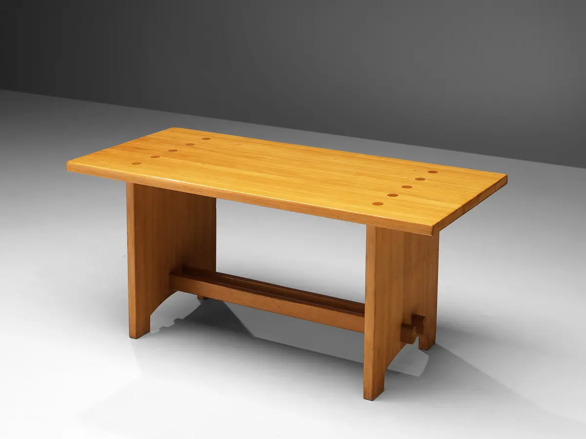 Jacob Kielland-Brandt Dining Table In Solid Pine 1