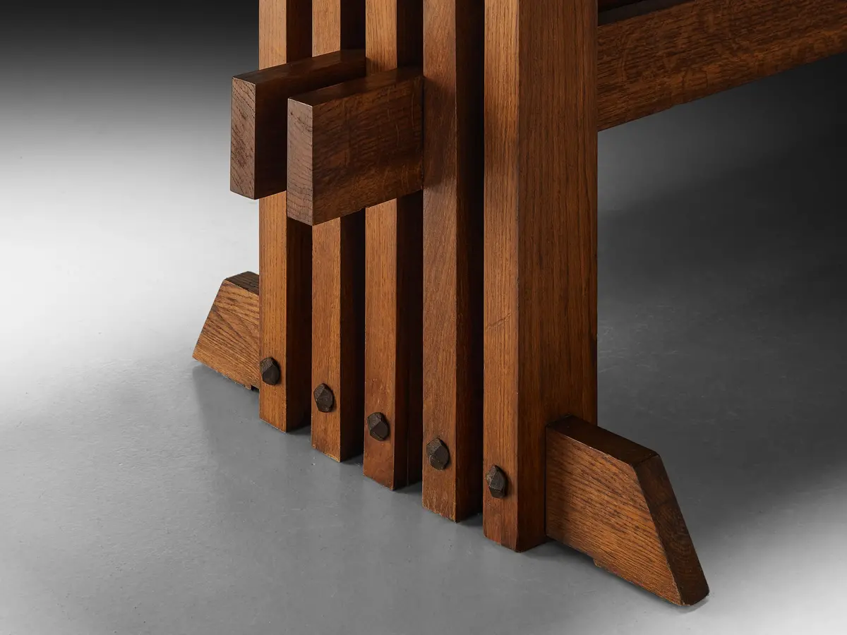 Jordi Vilanova I Bosch Rare Dining Table In Oak 1