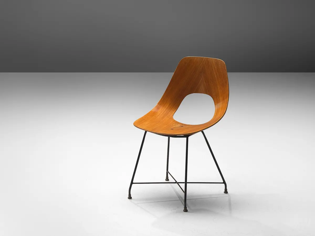 Augusto Bozzi For Saporiti 'Ariston' Chair In Teak 1