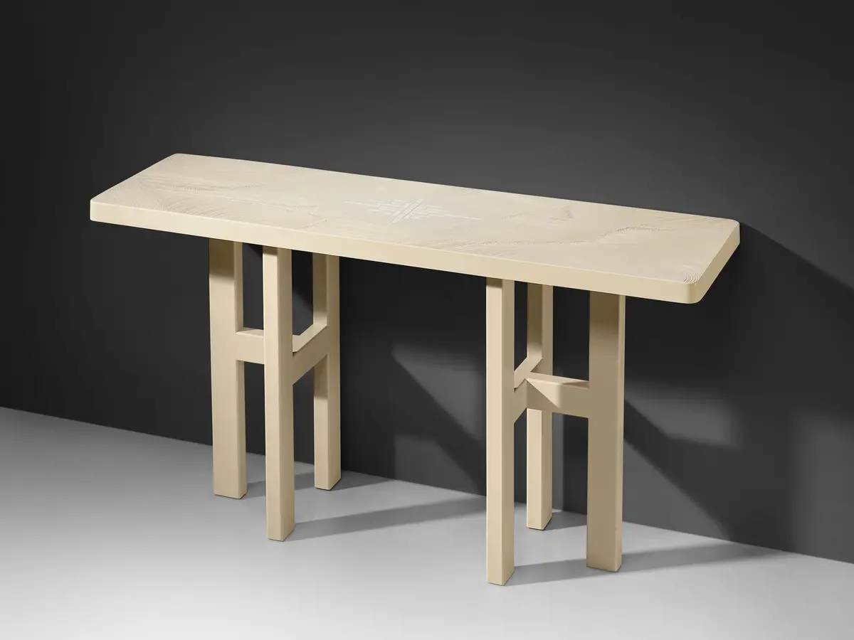 Jean Claude Dresse Console Table In Resin 1