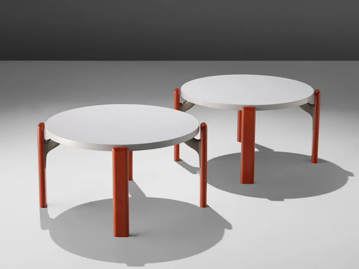 Bruno Rey For Dietiker Round Coffee Tables 1