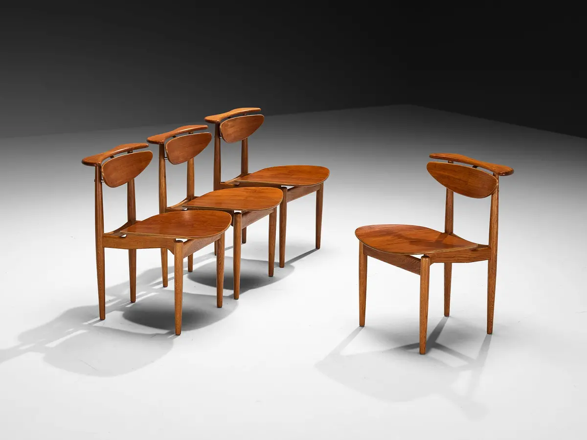 Finn Juhl For Bovirke 'Reading Chairs' In Teak 1