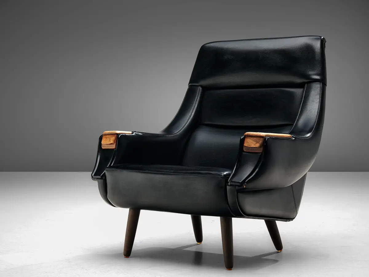 Danish Customizable Lounge Chair By H.W. Klein 1