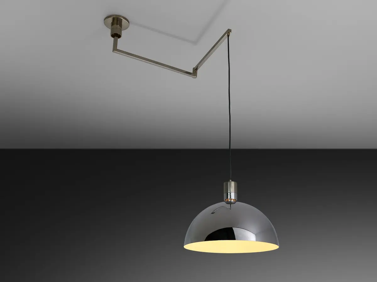 Franco Albini, Franca Helg And Antonio Piva ‘Am/As’ Pendant Lamp In Metal 1