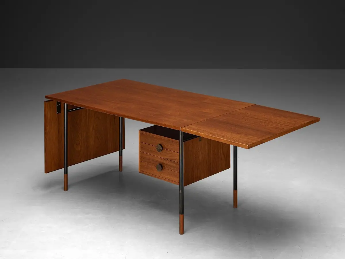 Finn Juhl Rare Desk For Bovirke In Teak 1