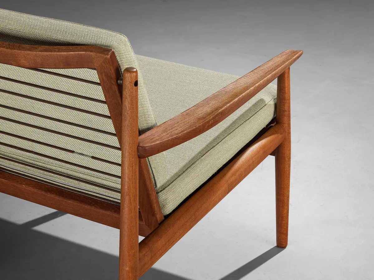 Svend Åge Eriksen For Glostrup Møbelfabrik Three-Seat Sofa In Teak 2
