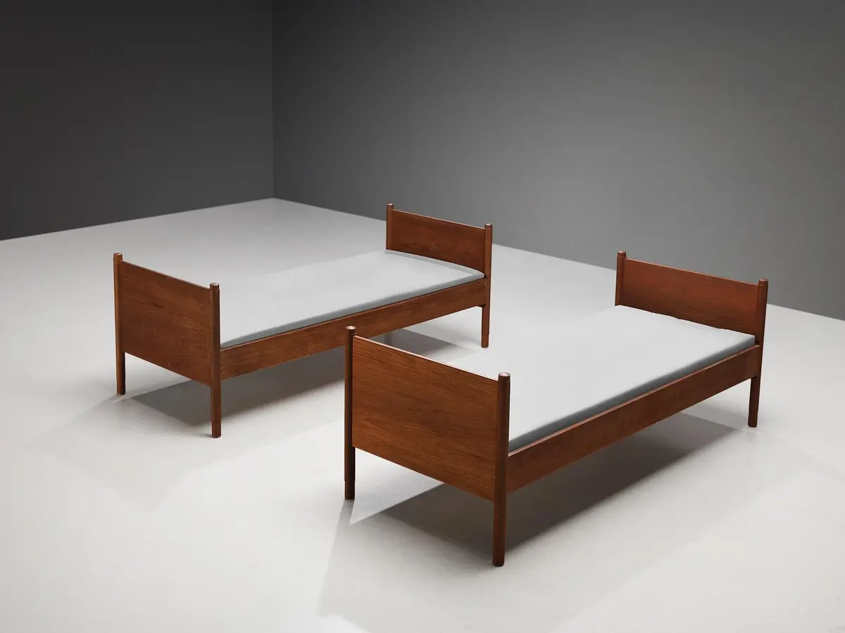 Børge Mogensen For Søborg Møbelfabrik Day Or Single Beds In Teak 1