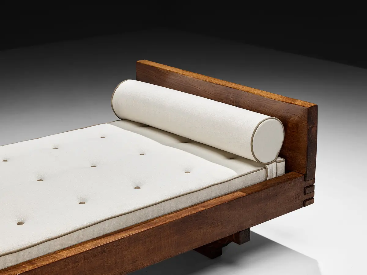 Giuseppe Rivadossi For Officina Rivadossi Single Beds In Walnut And Oak 2