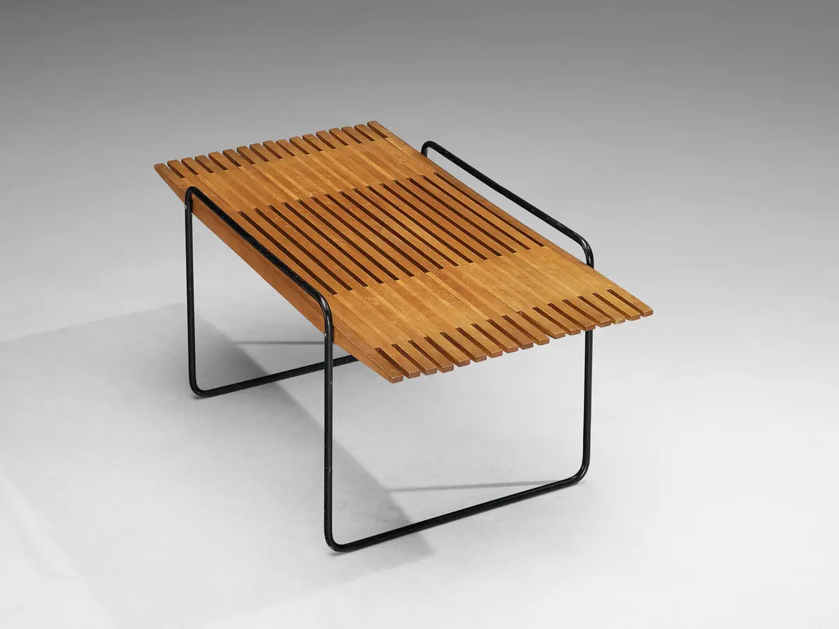 Taichiro Nakay For La Permanente Mobili Cantù Coffee Table In Cherry 1