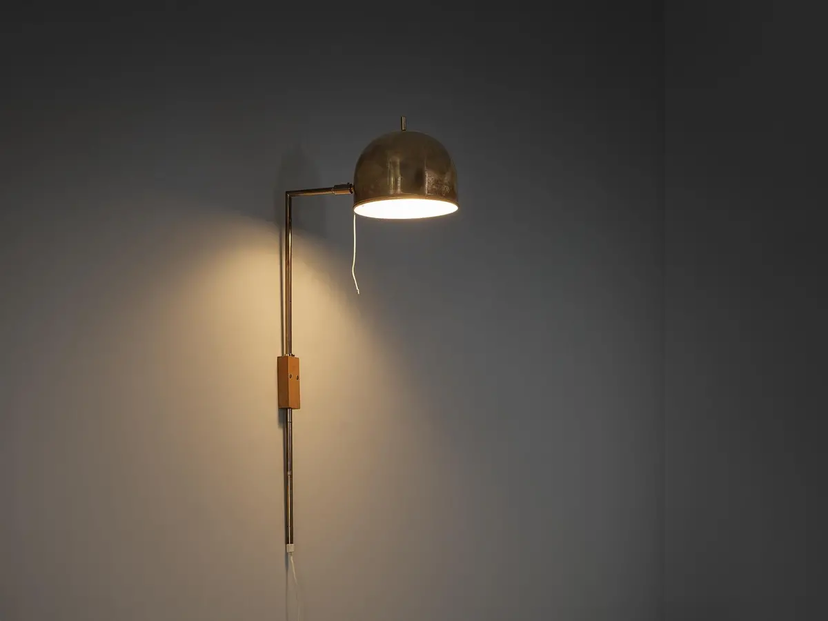 Eje Ahlgren For Bergboms 'V-75' Wall Light In Brass 1
