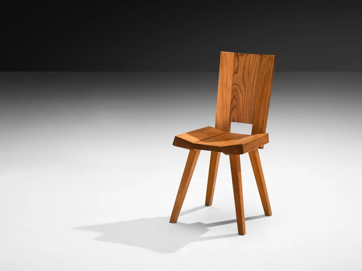 Atelier C. Demoyen Dining Chair In Solid Elm 1