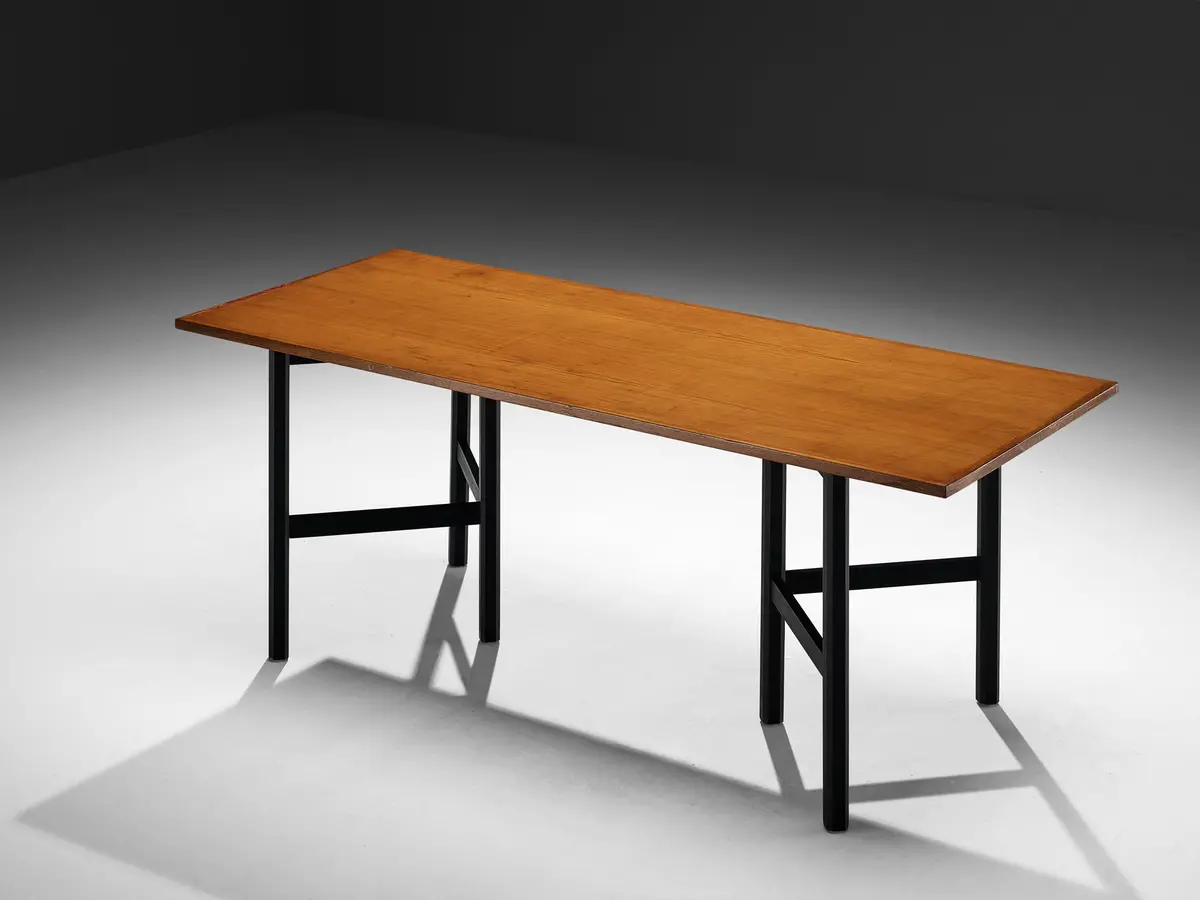 Rare Jørgen Magnussen For Peder Pedersen Custom-Made Dining Table In Pine 1