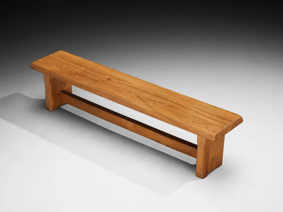 Pierre Chapo 'S14b' Bench In Elm 1