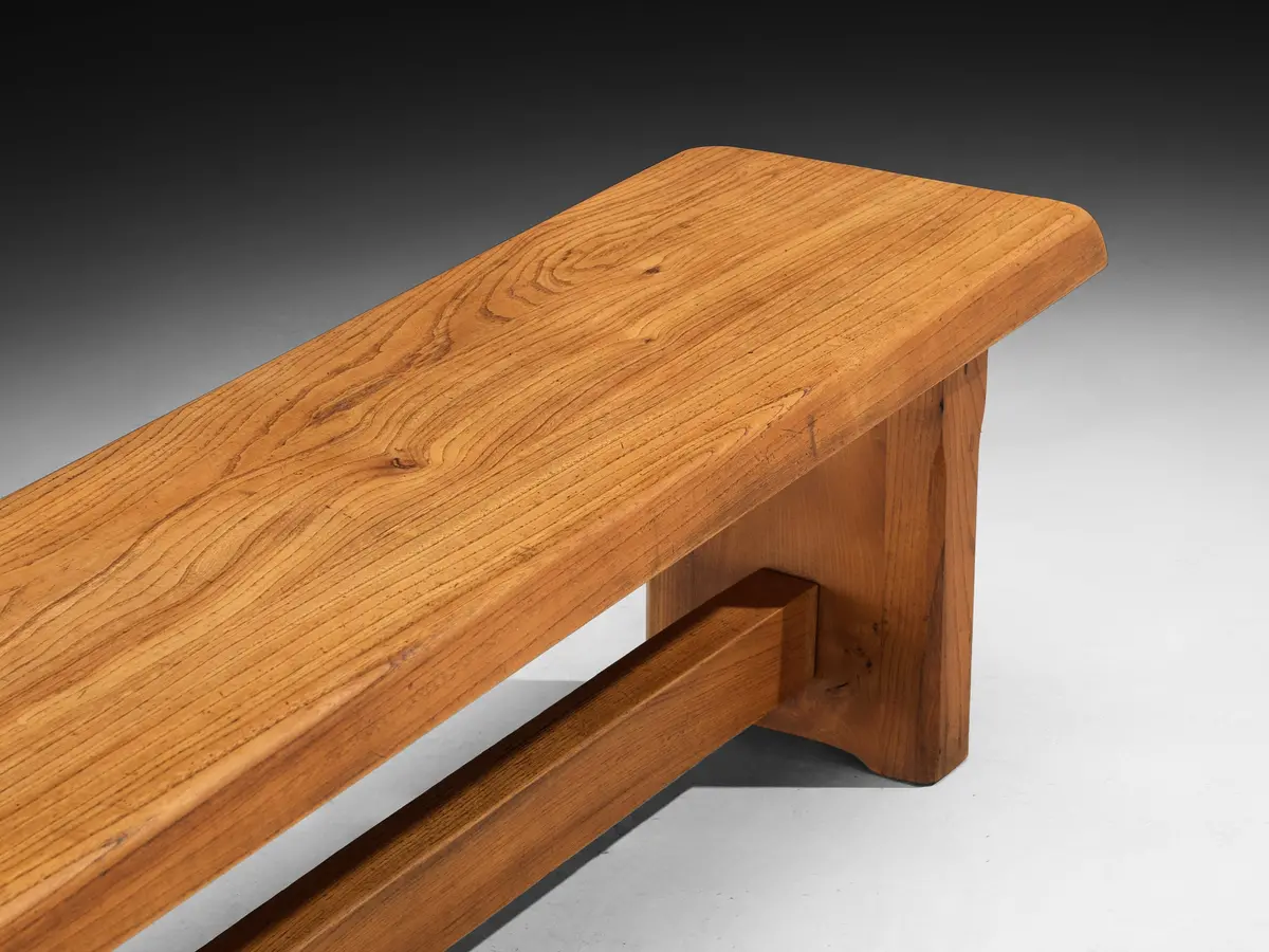 Pierre Chapo 'S14b' Bench In Elm 2
