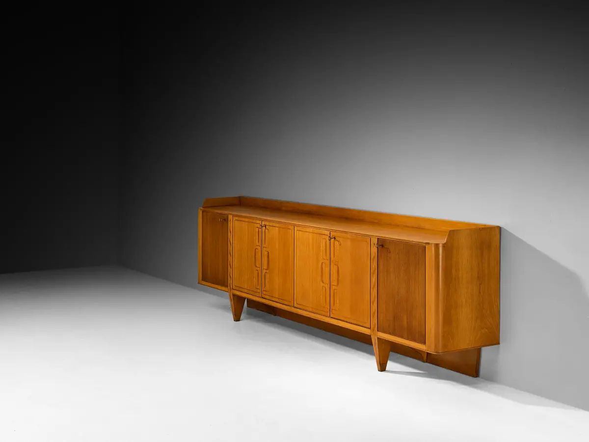 Melchiorre Bega Custom Sideboard In Walnut 1