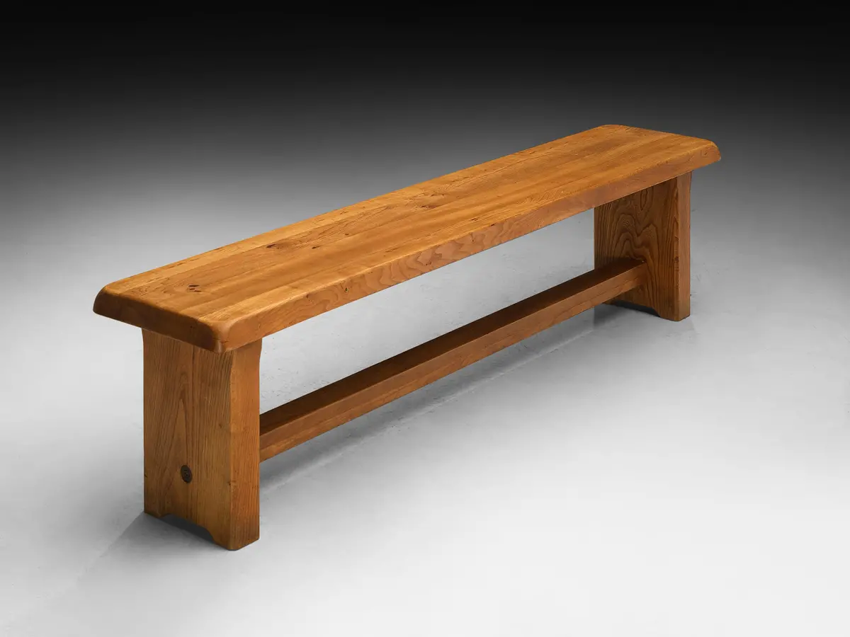 Pierre Chapo 'S14b' Bench In Solid Elm 1