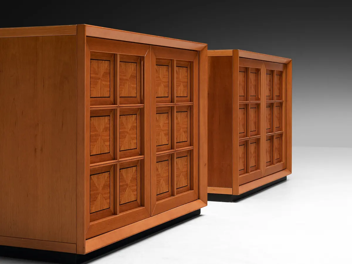 Italian Postmodern Sideboards With Geometric Front 1