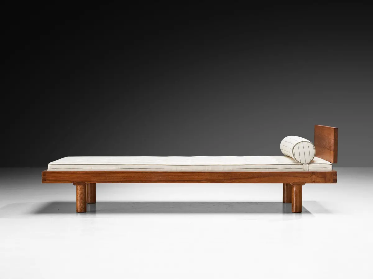 Pierre Chapo Single Bed 'L01h' In Elm 1