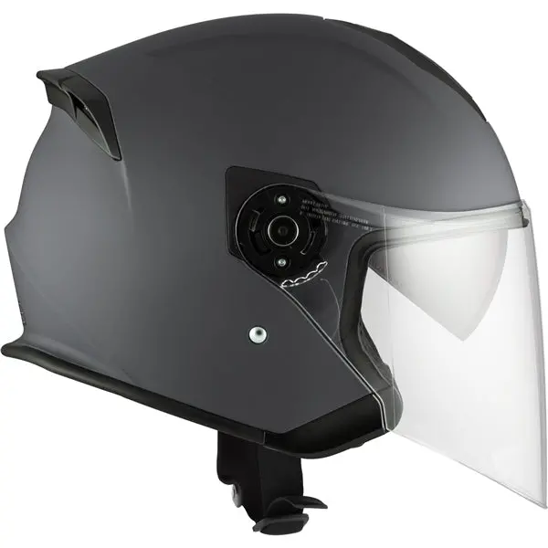 Ckx Razor Rsv Open Face Helmet - Solid Grey Matte 1