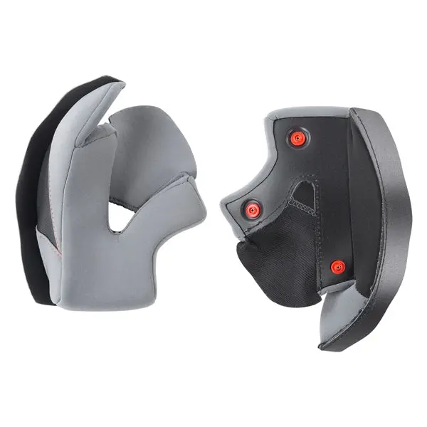 Ckx Rr519y Youth Helmet Cheek Pad Replacement Black/Grey - Pair 1
