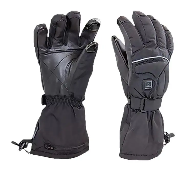 7.4V Batt Heated Leather/Nylon Gloves 1