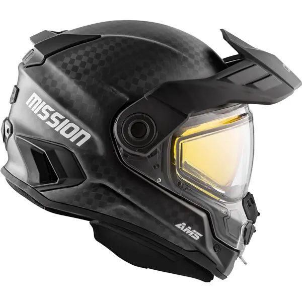 Ckx Mission Ams Full-Face Modular Winter Helmet - Carbon 1