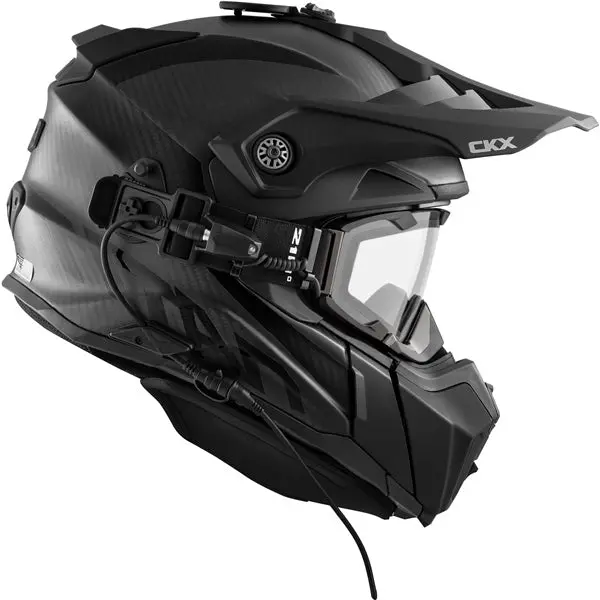 Ckx Titan Original Winter Helmet With Electric 210 Goggles - Matte Car 1