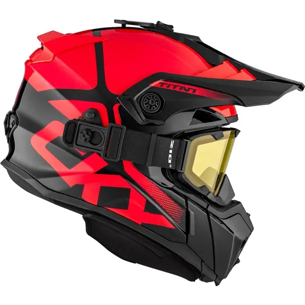 Ckx Titan Original Backcountry Winter Helmet With Goggle 210 - Polar R 1