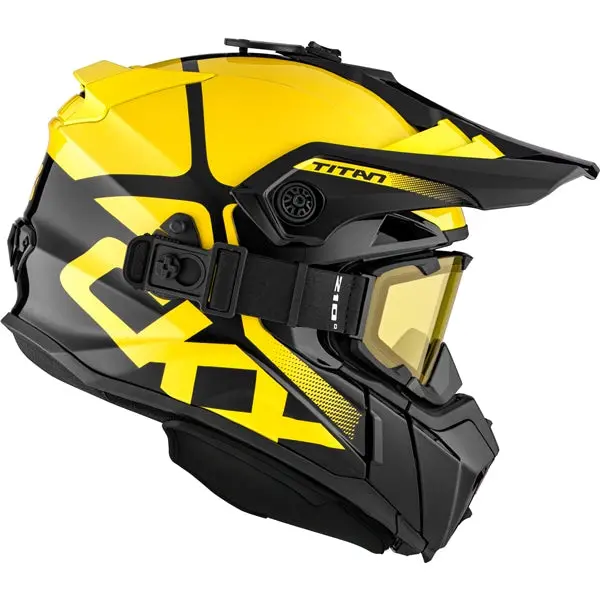 Ckx Titan Original Backcountry Winter Helmet With Goggle 210 - Polar Y 1