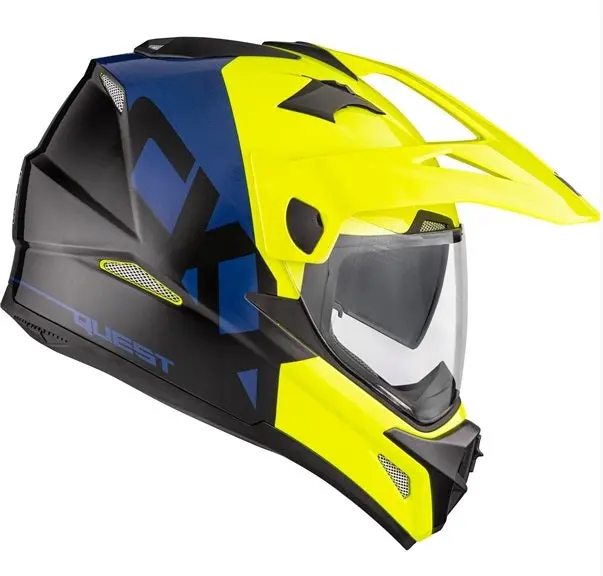 Ckx Quest Rsv Motorcycle Dual Sport Helmet - Bull Graphic 1