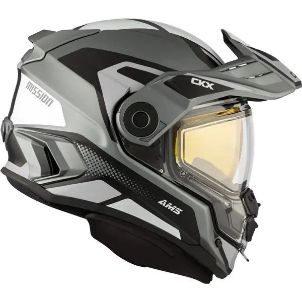 Ckx Mission Ams Winter Double Lens Full-Face Helmet - Optic Graphic 1