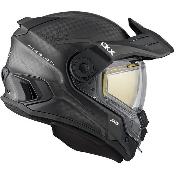 Ckx Mission Ams Winter Electric Double Lens Full-Face Helmet - Fury Graphic 1