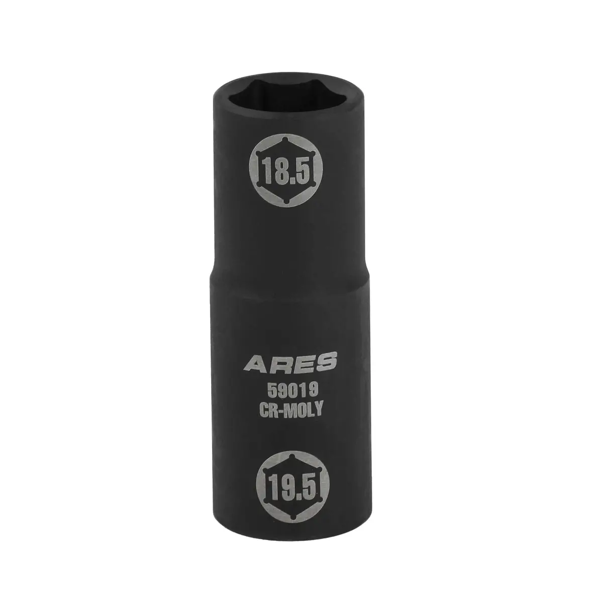 Ares 59019 - 1/2-Inch Drive 18.5X19.5Mm Half Size Lug Nut Flip Socket 1