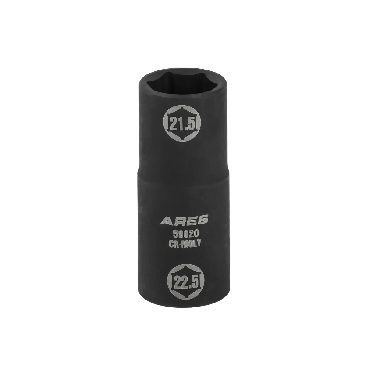 Ares 59020 - 1/2-Inch Drive 21.5 X 22.5Mm Half Size Lug Nut Flip Socket 1