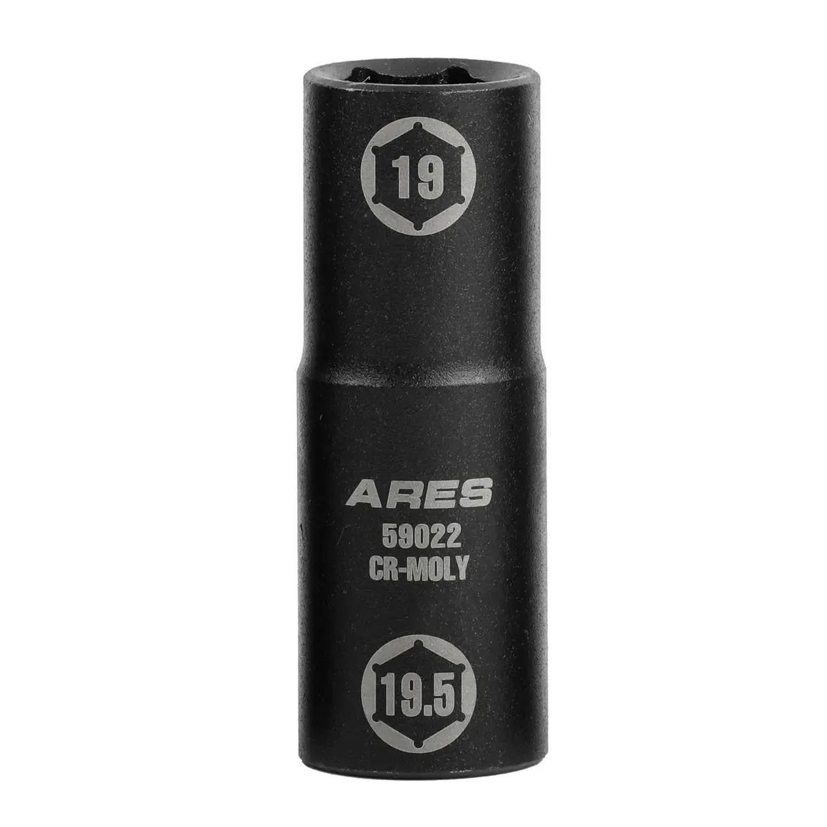 Ares 59022 - 1/2-Inch Drive 19 X 19.5Mm Half Size Lug Nut Flip Socket 1