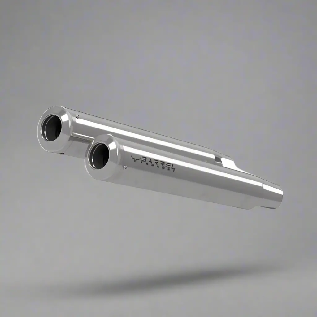 Re Gt 650 / Interceptor 650 Be-10- "Bass Master" Performance Exhaust | Polish | Rustfree | 1 Year Warranty - Barrel Exhaust 1